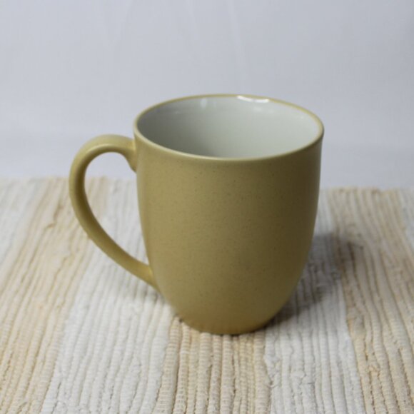 VTG NORITAKE COLORWAVE YELLOW ONE COFFEE MUG CUP STONEWARE SPECKLED 8491 - Picture 4 of 7